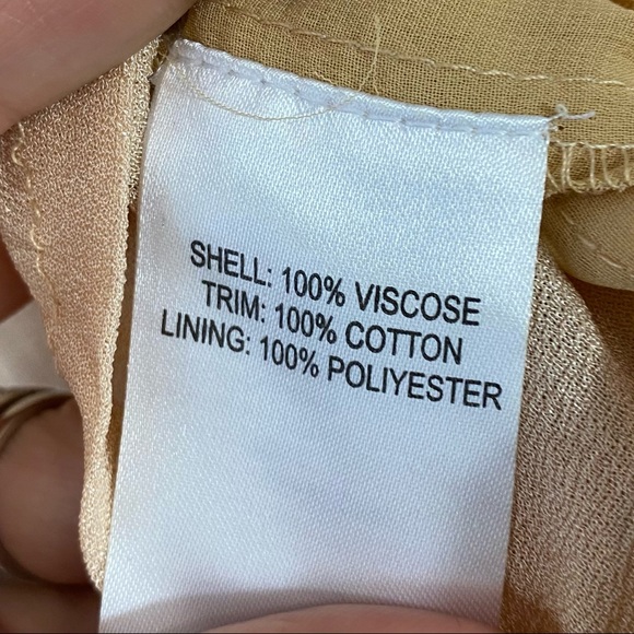 Muche et Muchette Boho Embroidered Blouse Top O/S - Picture 6 of 6